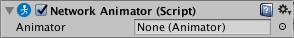 Компонент Network Animator в окне Инспектора